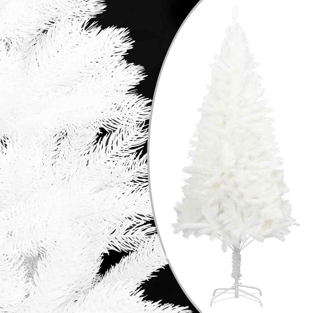 Kunstkerstboom met levensechte naalden 210 cm wit is nu te koop bij PeponiXL, paradijselijk wonen!