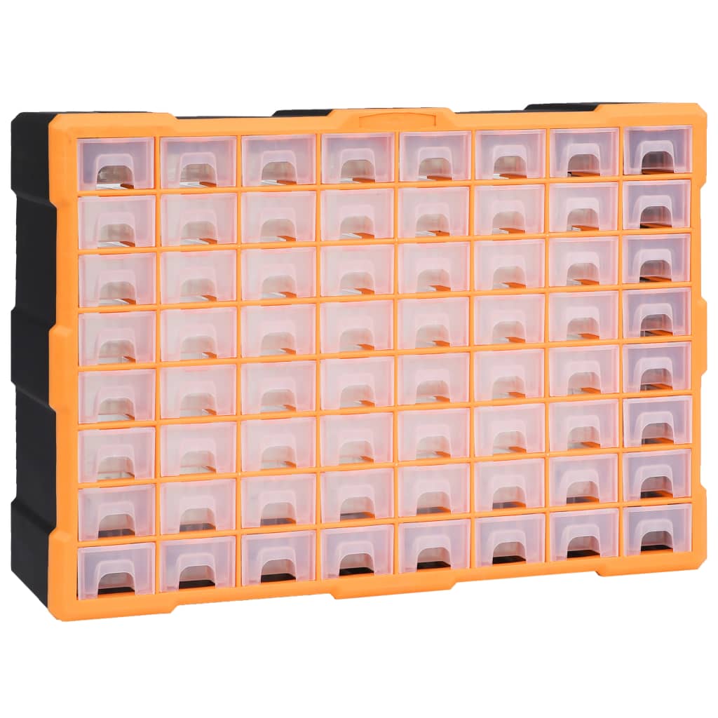 Organiser met 64 lades 52x16x37,5 cm is nu te koop bij PeponiXL, paradijselijk wonen!