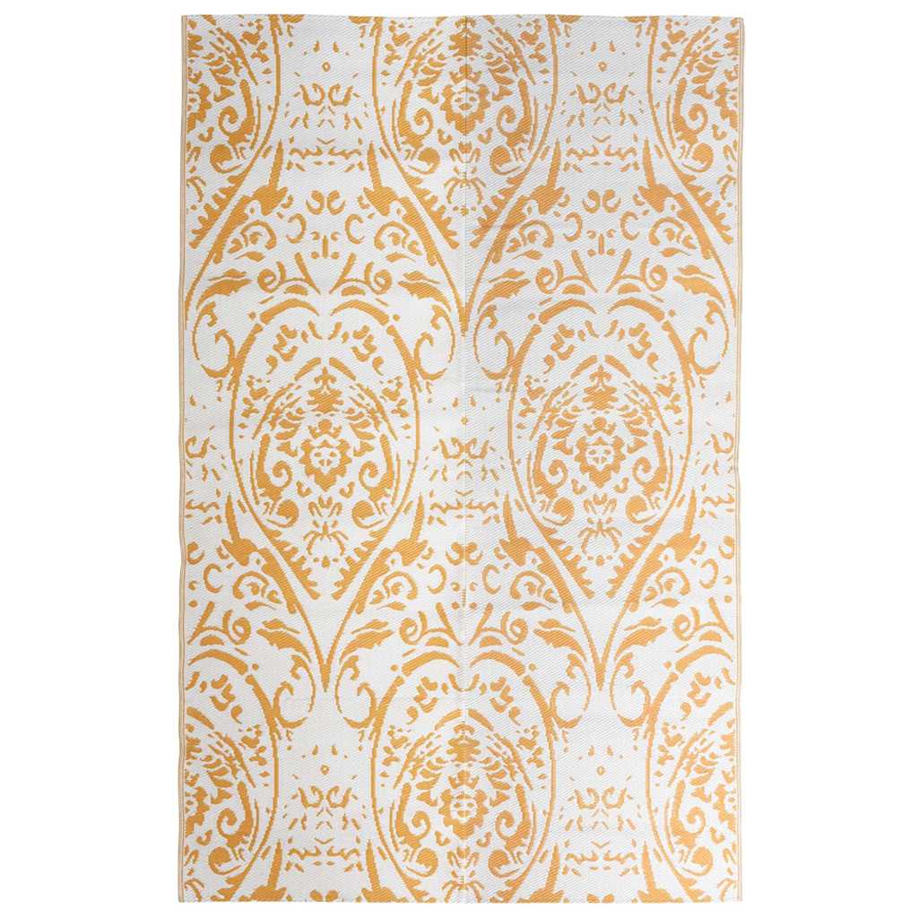 Buitenkleed ARAKIL 190x290 cm PP oranje en wit is nu te koop bij PeponiXL, paradijselijk wonen!