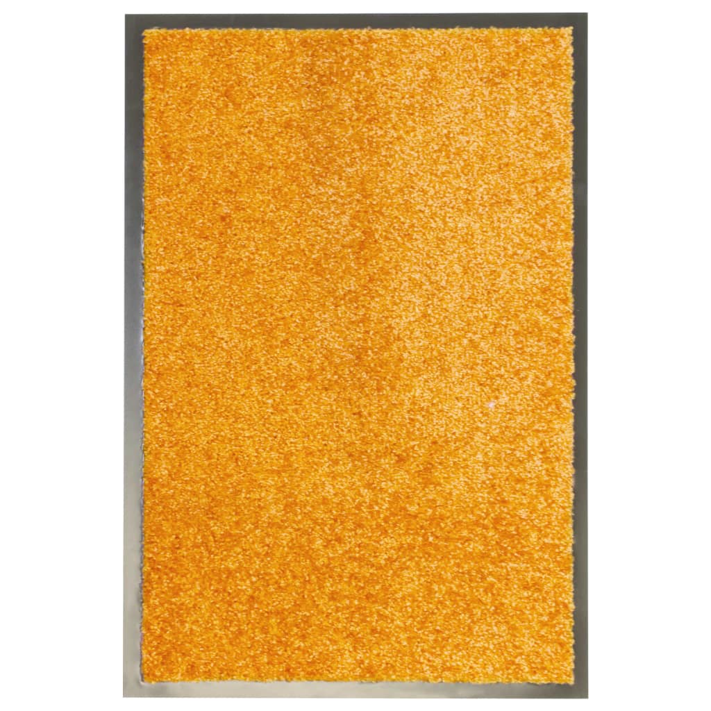 Deurmat wasbaar 40x60 cm oranje is nu te koop bij PeponiXL, paradijselijk wonen!