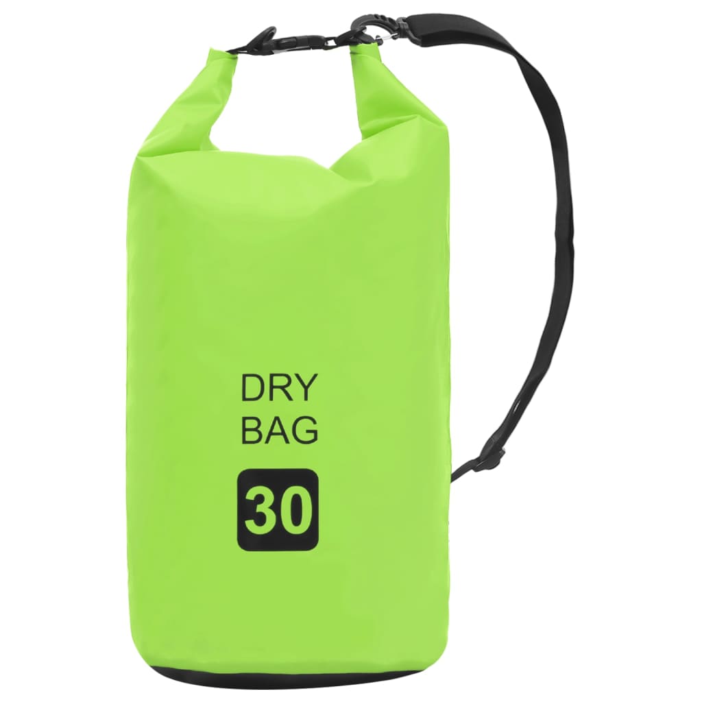 Drybag 30 L PVC groen is nu te koop bij PeponiXL, paradijselijk wonen!