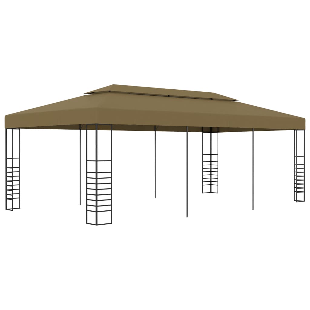 Prieel 180 g/m² 6x3x2,7 m taupe is nu te koop bij PeponiXL, paradijselijk wonen!