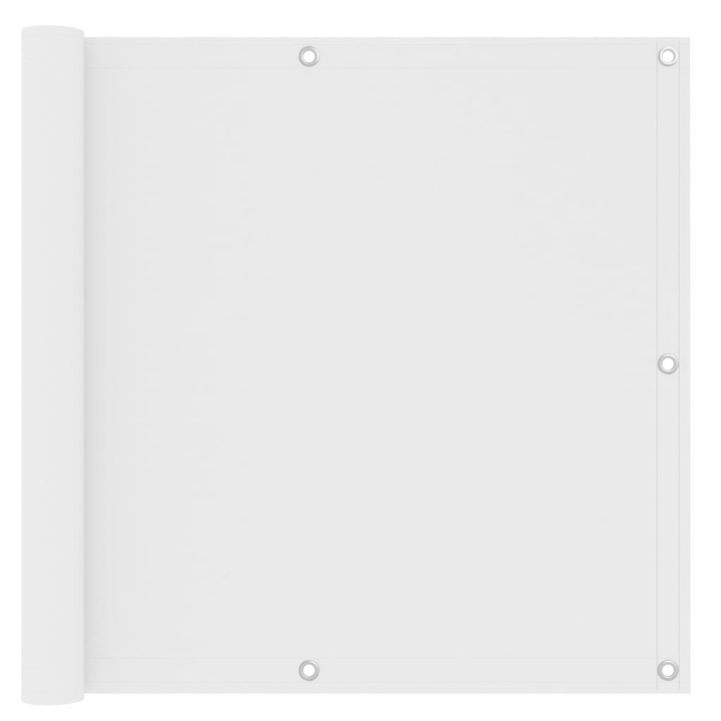 Balkonscherm 90x600 cm oxford stof wit is nu te koop bij PeponiXL, paradijselijk wonen!
