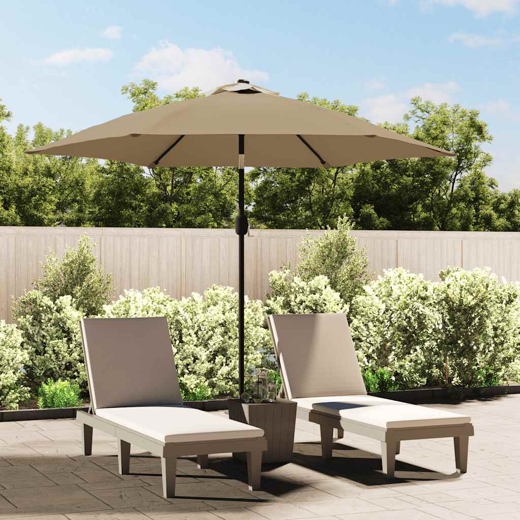 Vervangingsdoek voor parasol 300 cm taupe is nu te koop bij PeponiXL, paradijselijk wonen!