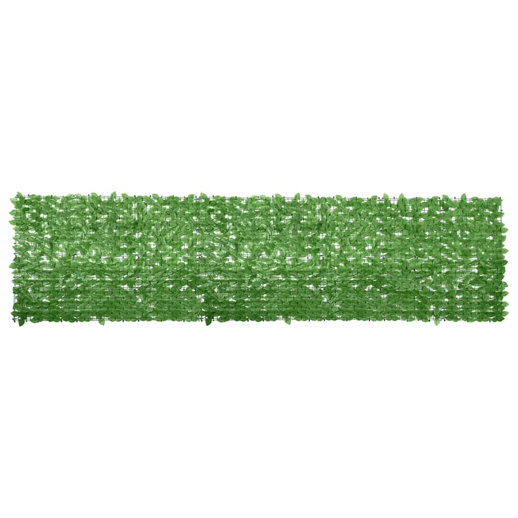 Balkonscherm met groene bladeren 400x100 cm is nu te koop bij PeponiXL, paradijselijk wonen!