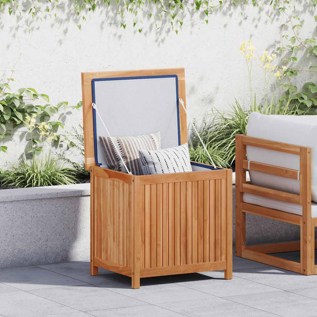 Opbergbox 60x50x58 cm massief teakhout is nu te koop bij PeponiXL, paradijselijk wonen!