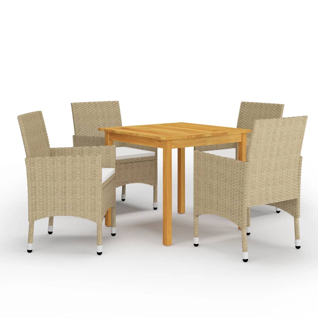 5-delige Tuinset beige is nu te koop bij PeponiXL, paradijselijk wonen!