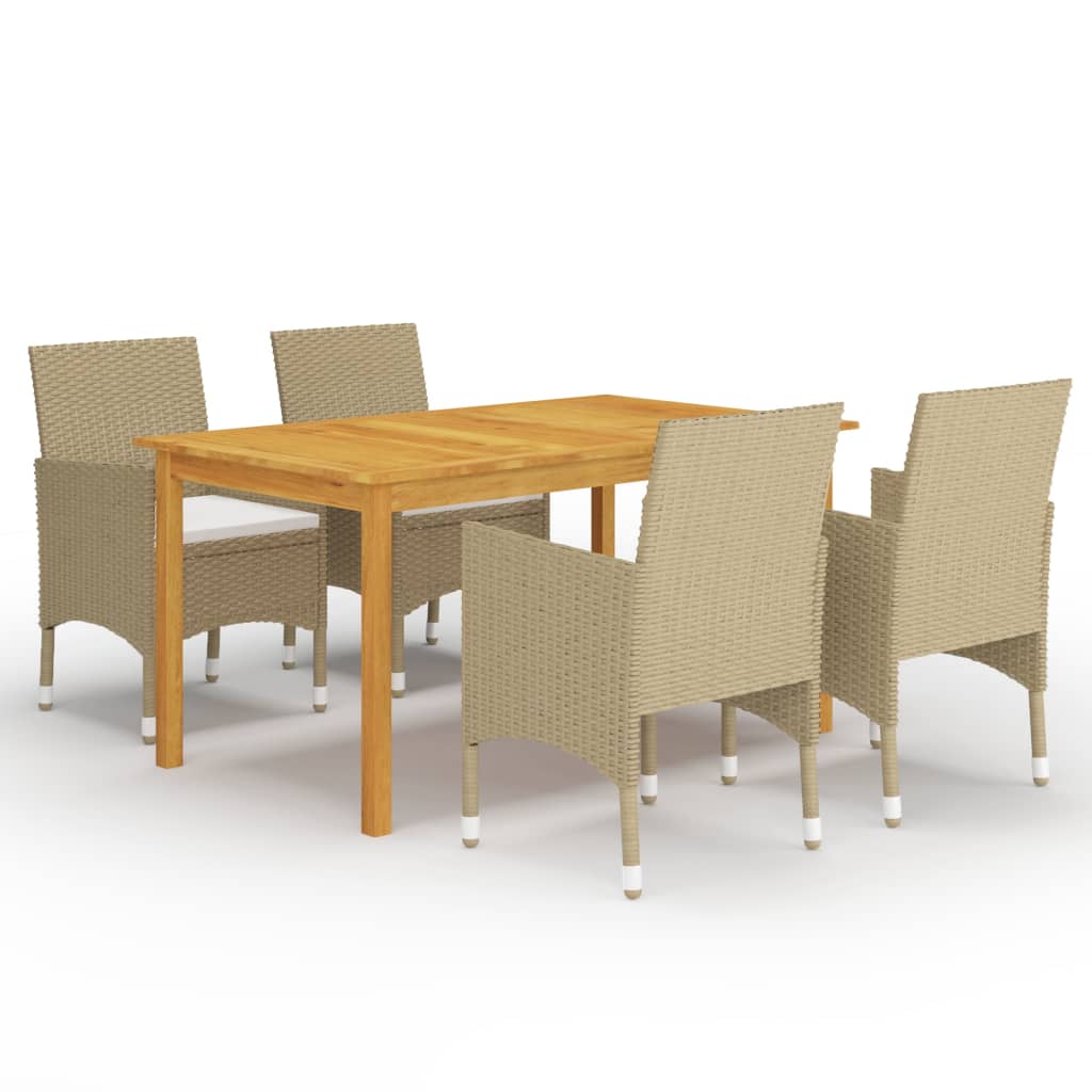 5-delige Tuinset beige is nu te koop bij PeponiXL, paradijselijk wonen!
