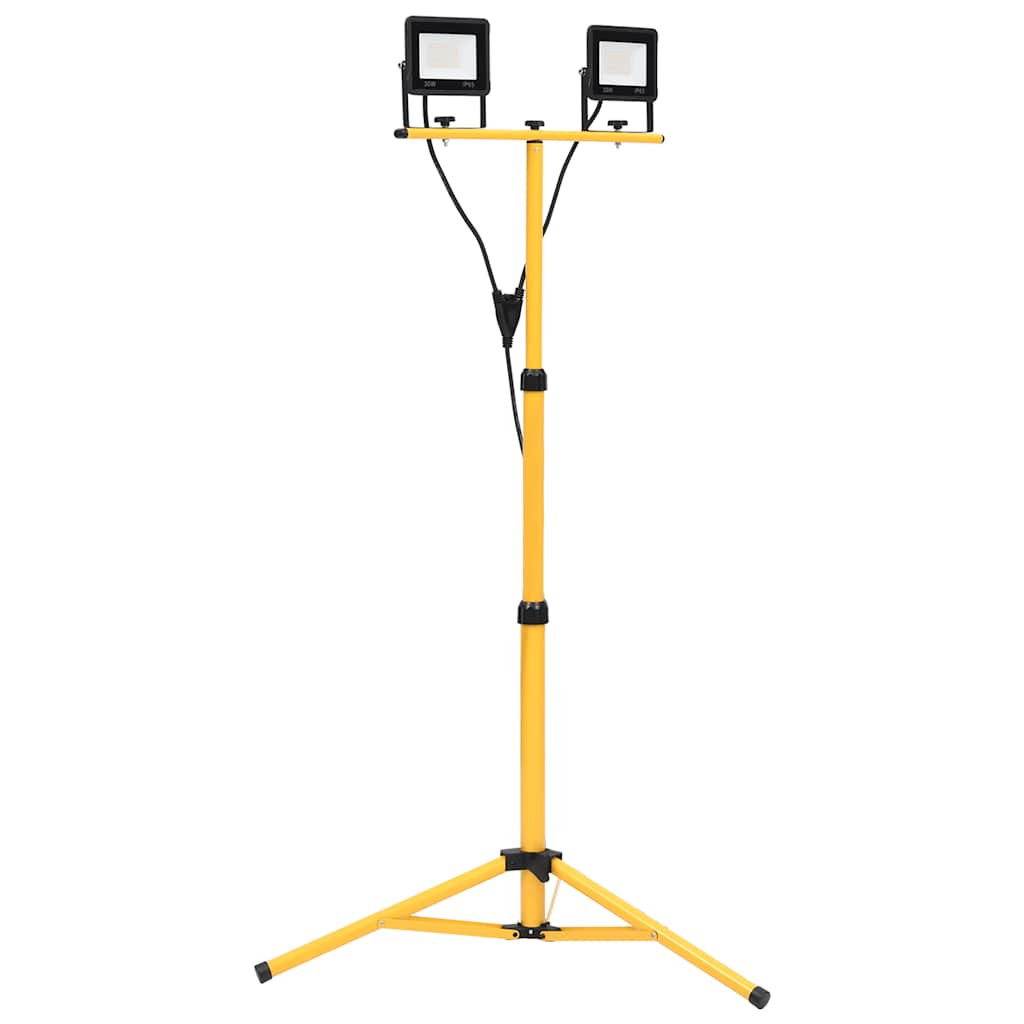 Spotlight met statief LED 2x30 W koudwit is nu te koop bij PeponiXL, paradijselijk wonen!