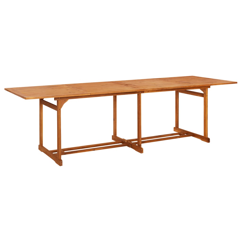 Tuintafel 280x90x75 cm massief acaciahout is nu te koop bij PeponiXL, paradijselijk wonen!