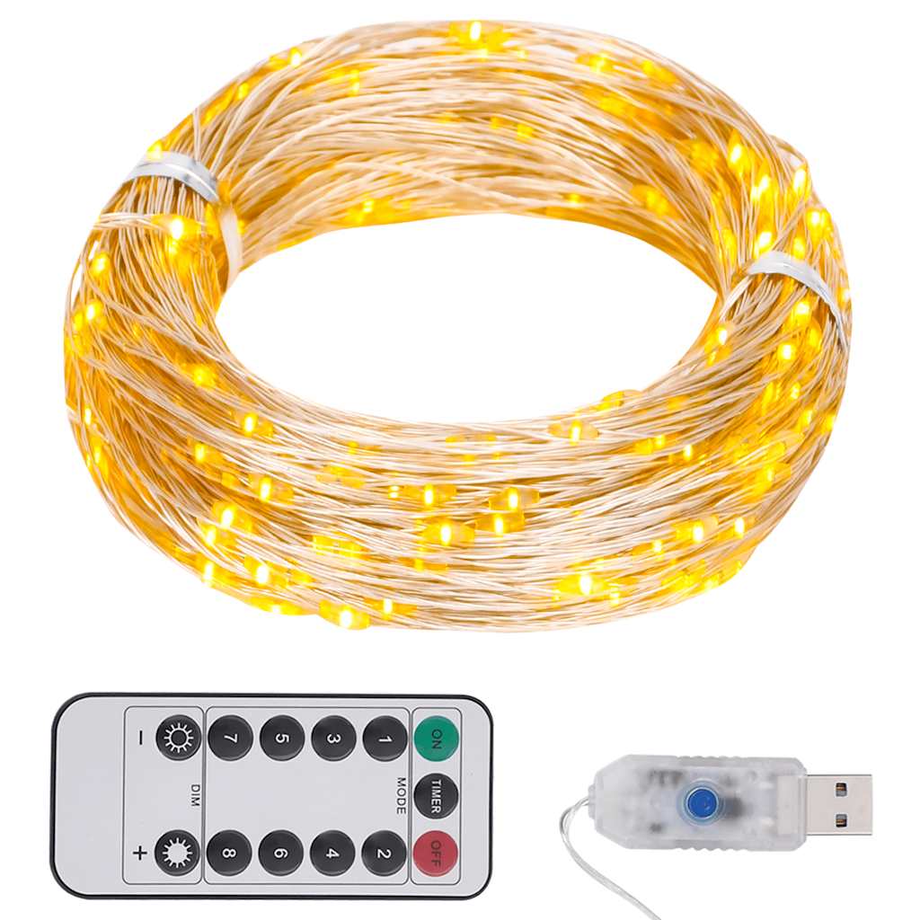Lichtslinger met 150 LED's 15 m warmwit is nu te koop bij PeponiXL, paradijselijk wonen!