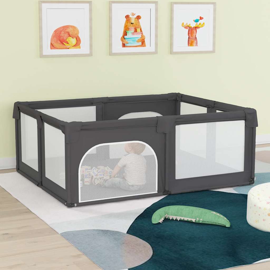 Babybox met 2 deuren oxford stof donkergrijs is nu te koop bij PeponiXL, paradijselijk wonen!