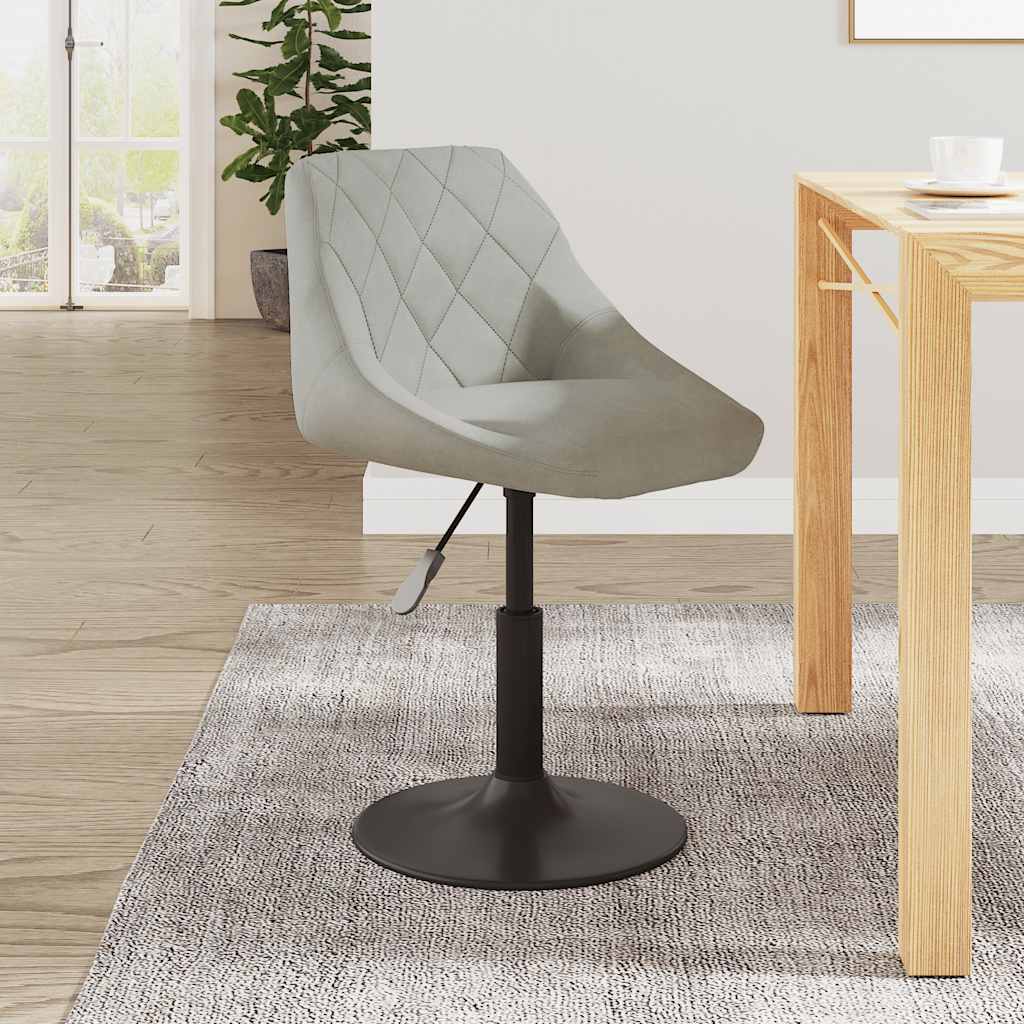 Barkruk fluweel lichtgrijs is nu te koop bij PeponiXL, paradijselijk wonen!