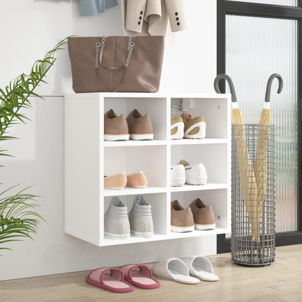 Schoenenkast 52,5x30x50 cm wit is nu te koop bij PeponiXL, paradijselijk wonen!