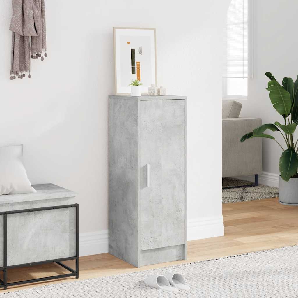 Schoenenkast 32x35x92 cm bewerkt hout betongrijs is nu te koop bij PeponiXL, paradijselijk wonen!