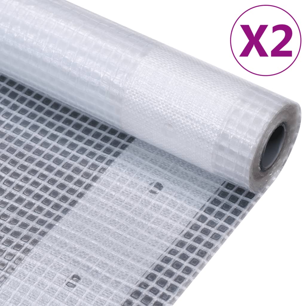 Dekzeilen 2 st Leno 260 g/m² 3x2 m wit is nu te koop bij PeponiXL, paradijselijk wonen!
