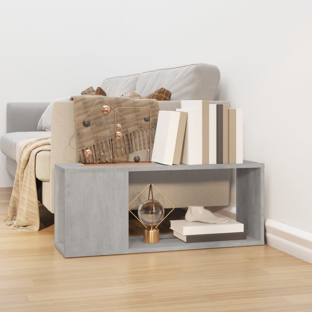 Tv-meubel 80x24x32 cm bewerkt hout betongrijs is nu te koop bij PeponiXL, paradijselijk wonen!