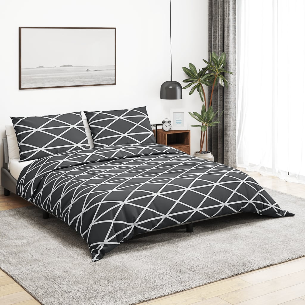 Dekbedovertrekset 260x240 cm katoen grijs is nu te koop bij PeponiXL, paradijselijk wonen!