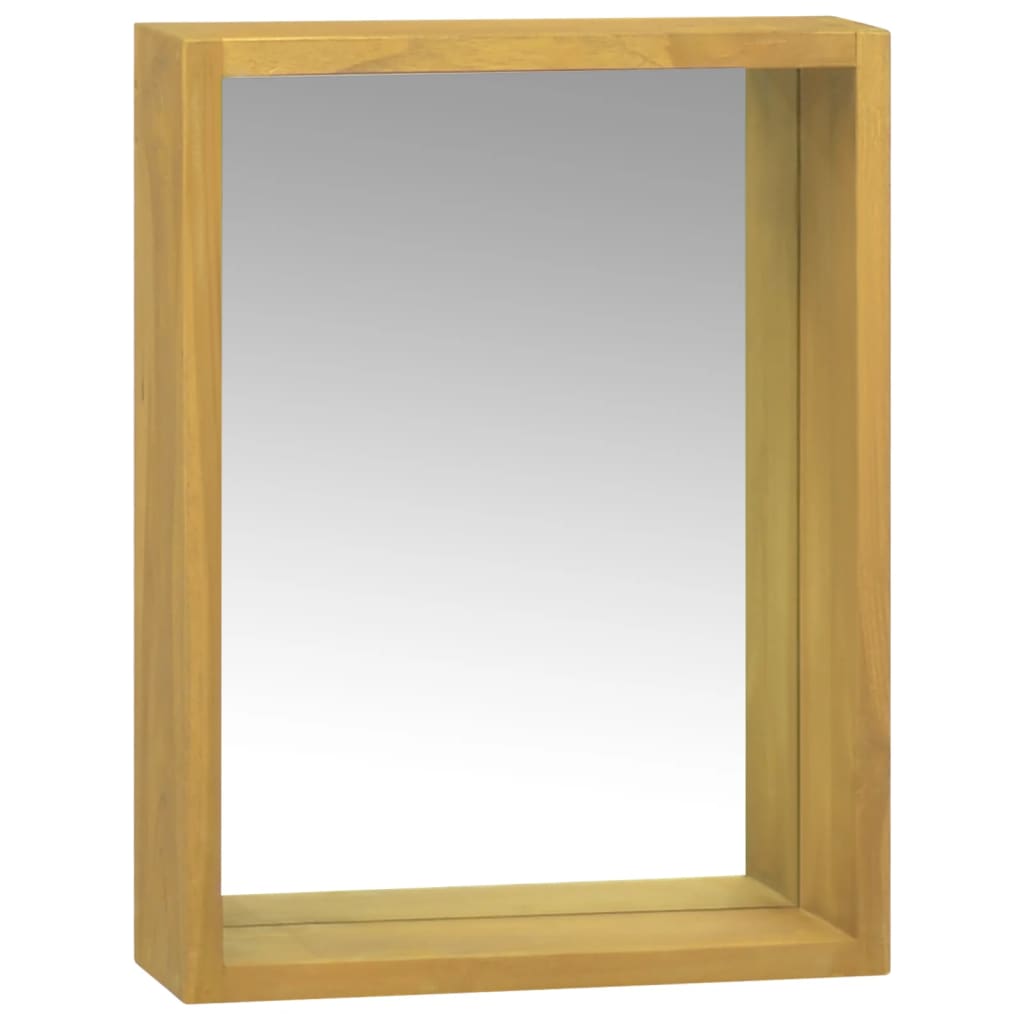 Spiegelkast 30x10x40 cm massief teakhout is nu te koop bij PeponiXL, paradijselijk wonen!