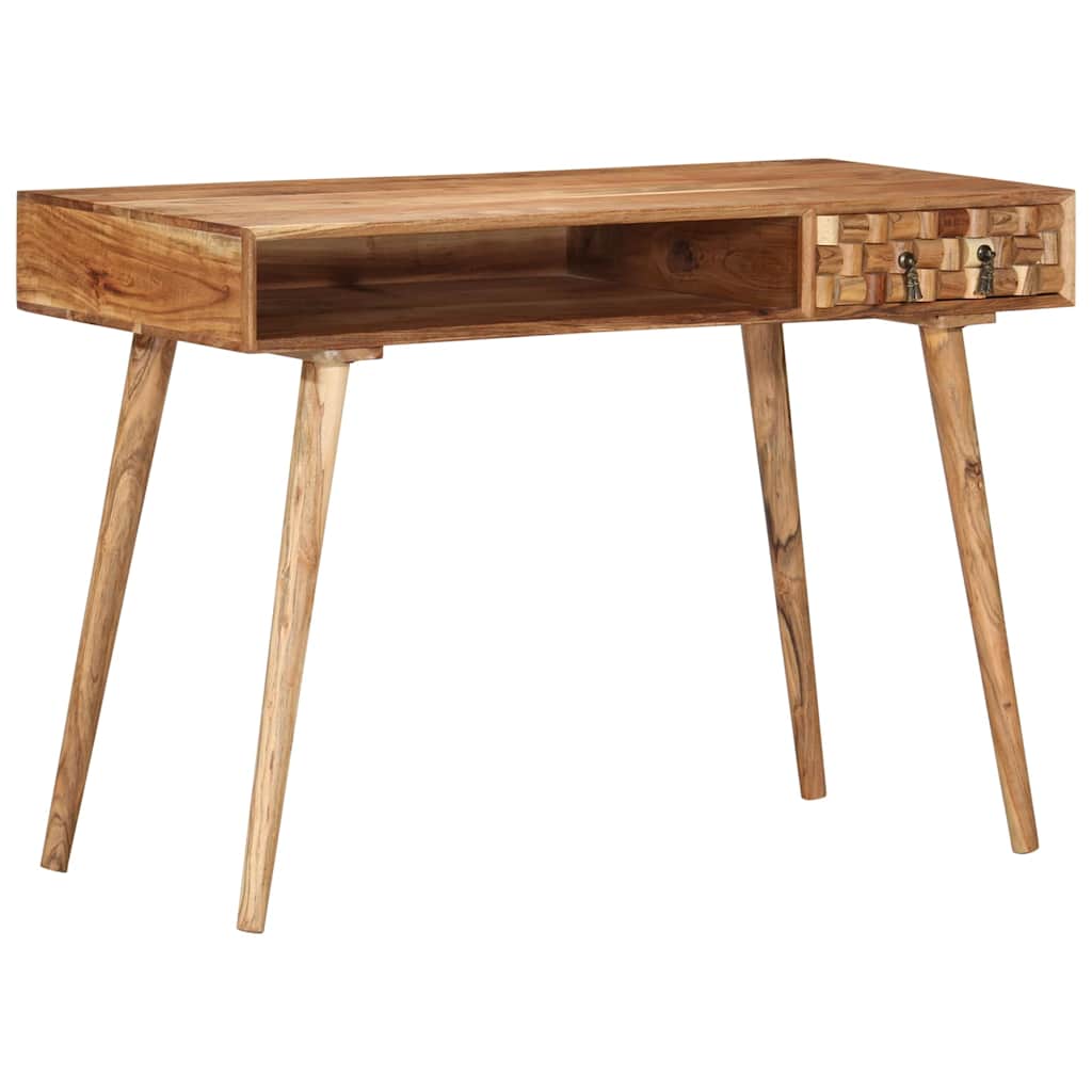 Schrijftafel 110x50x76 cm massief acaciahout is nu te koop bij PeponiXL, paradijselijk wonen!