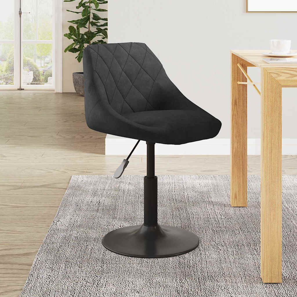 Eetkamerstoel fluweel zwart is nu te koop bij PeponiXL, paradijselijk wonen!