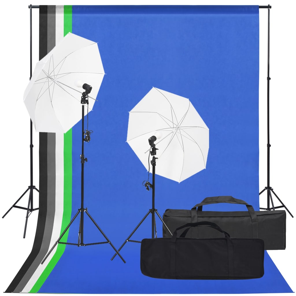Fotostudioset met verlichtingsset en achtergrond is nu te koop bij PeponiXL, paradijselijk wonen!