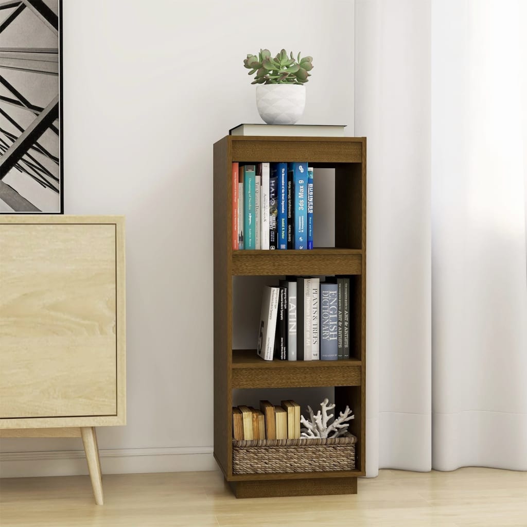 Boekenkast/kamerscherm massief grenenhout honingbruin is nu te koop bij PeponiXL, paradijselijk wonen!