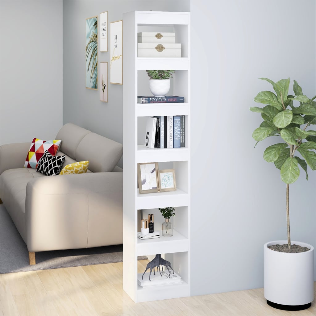 Boekenkast/kamerscherm 40x30x198 cm wit is nu te koop bij PeponiXL, paradijselijk wonen!