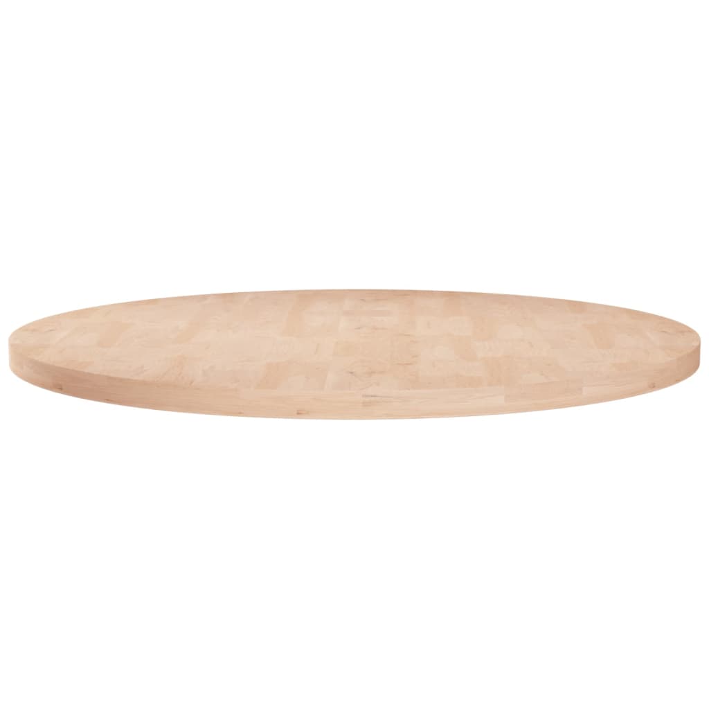 Tafelblad rond Ø80x2,5 cm onbehandeld massief eikenhout is nu te koop bij PeponiXL, paradijselijk wonen!