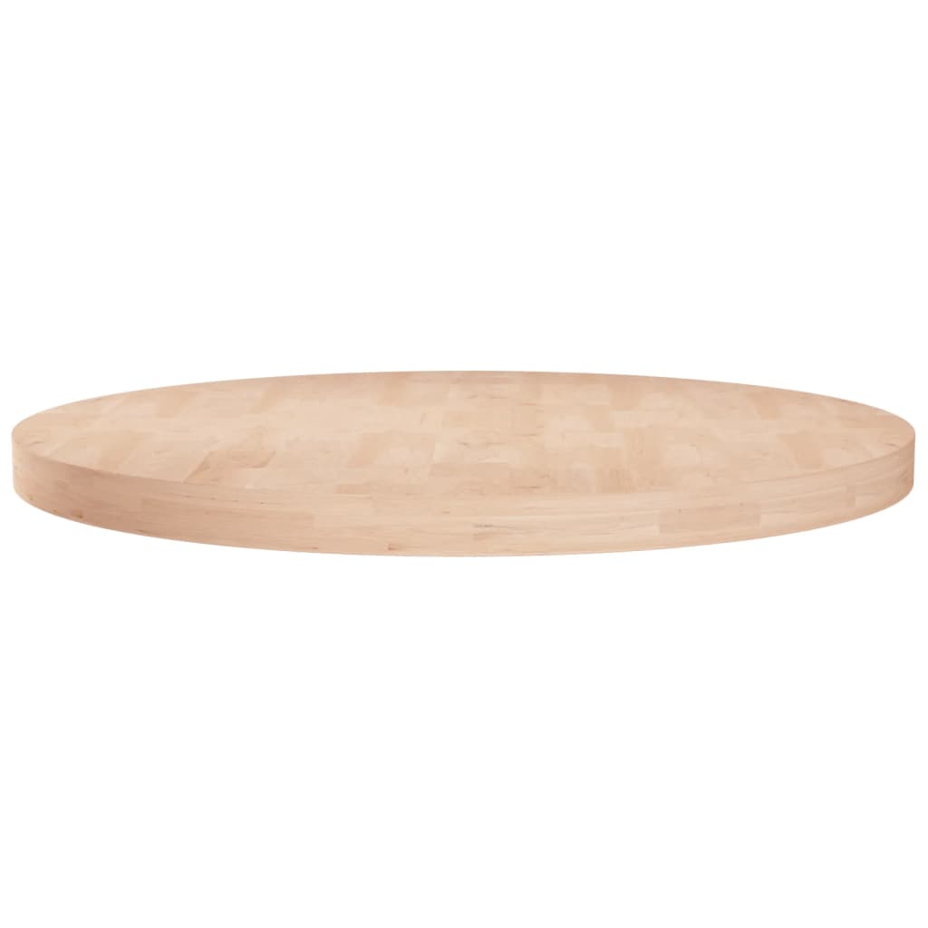 Tafelblad rond Ø60x4 cm onbehandeld massief eikenhout is nu te koop bij PeponiXL, paradijselijk wonen!