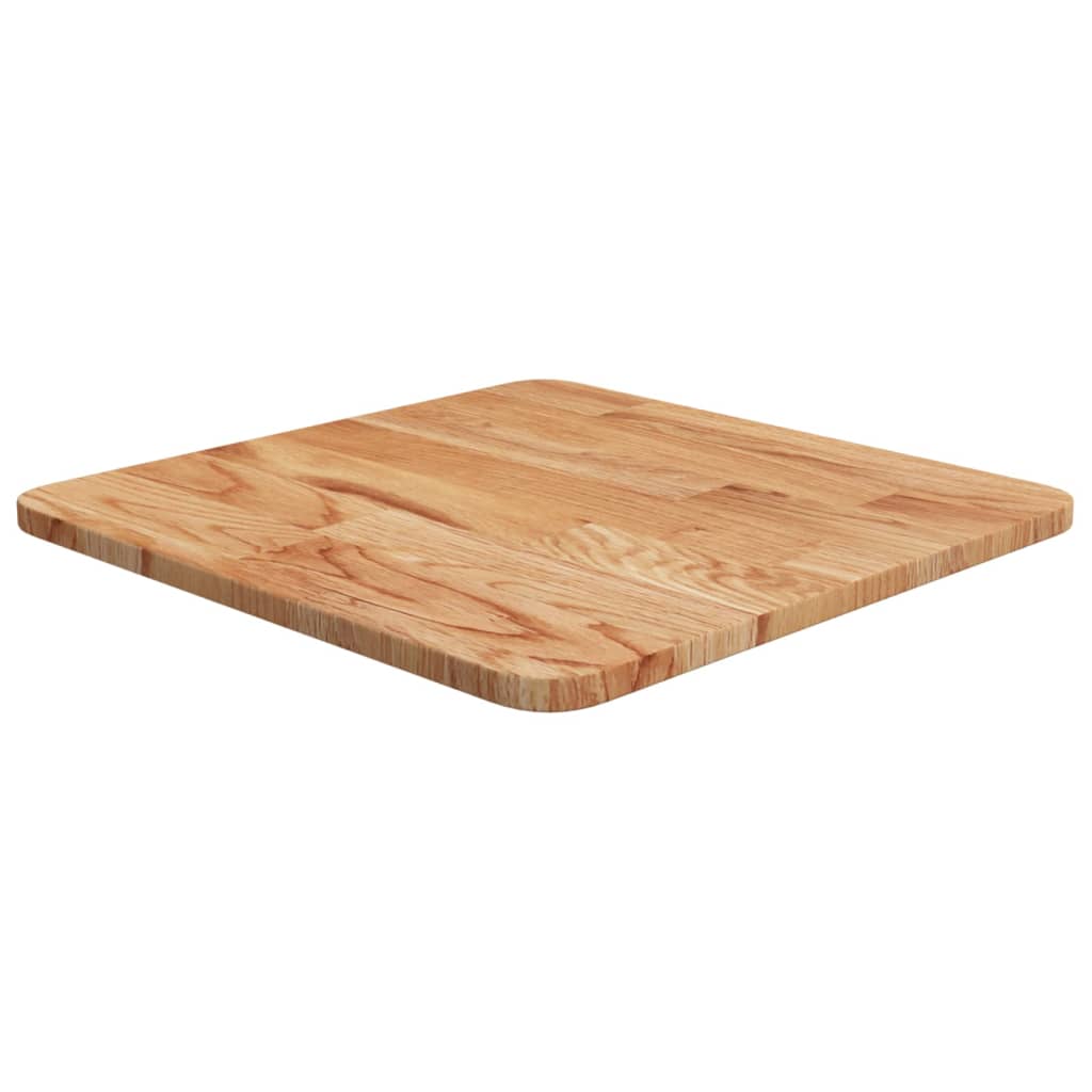 Tafelblad vierkant 40x40x1,5cm massief eiken lichtbruin is nu te koop bij PeponiXL, paradijselijk wonen!