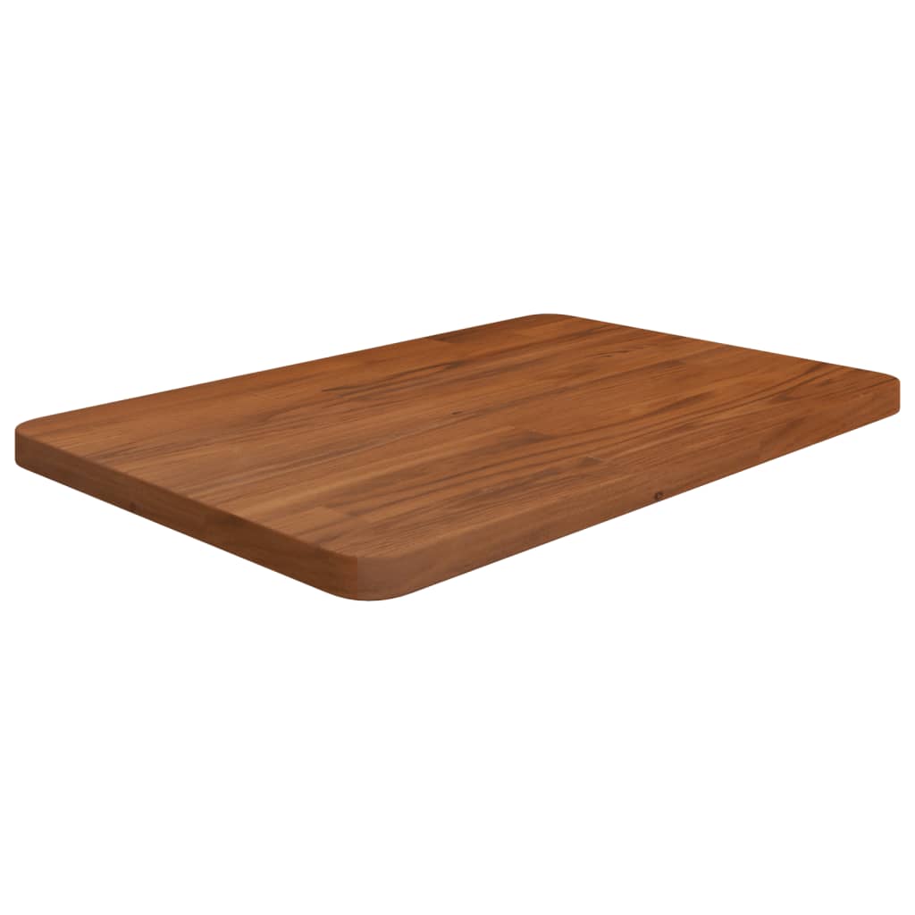 Wastafelblad 60x40x2,5cm behandeld massief hout donkerbruin is nu te koop bij PeponiXL, paradijselijk wonen!