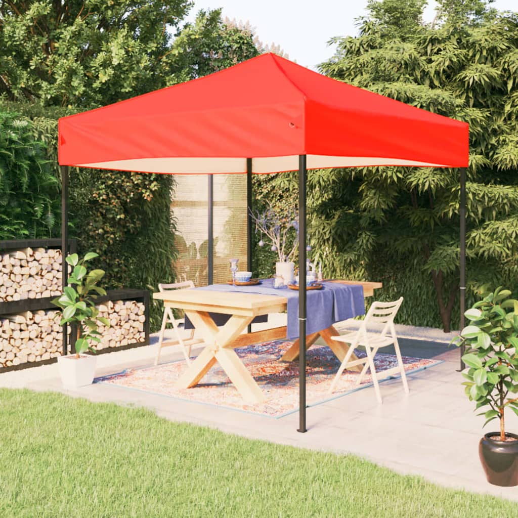 Partytent inklapbaar 3x3 m rood is nu te koop bij PeponiXL, paradijselijk wonen!