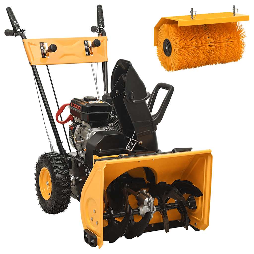 Sneeuwblazer en vegerset 2-in-1 benzine 6,5 pk is nu te koop bij PeponiXL, paradijselijk wonen!