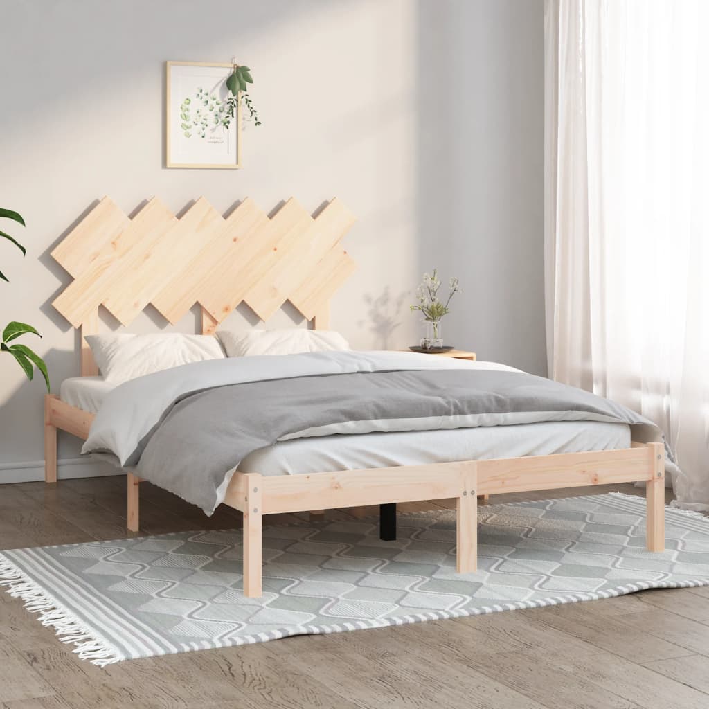 Bedframe massief hout 120x190 cm is nu te koop bij PeponiXL, paradijselijk wonen!