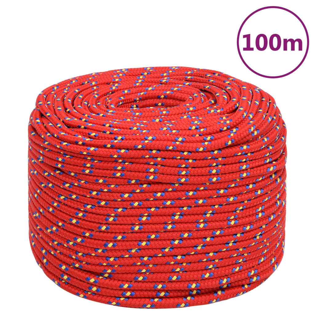 Boottouw 10 mm 100 m polypropyleen rood is nu te koop bij PeponiXL, paradijselijk wonen!