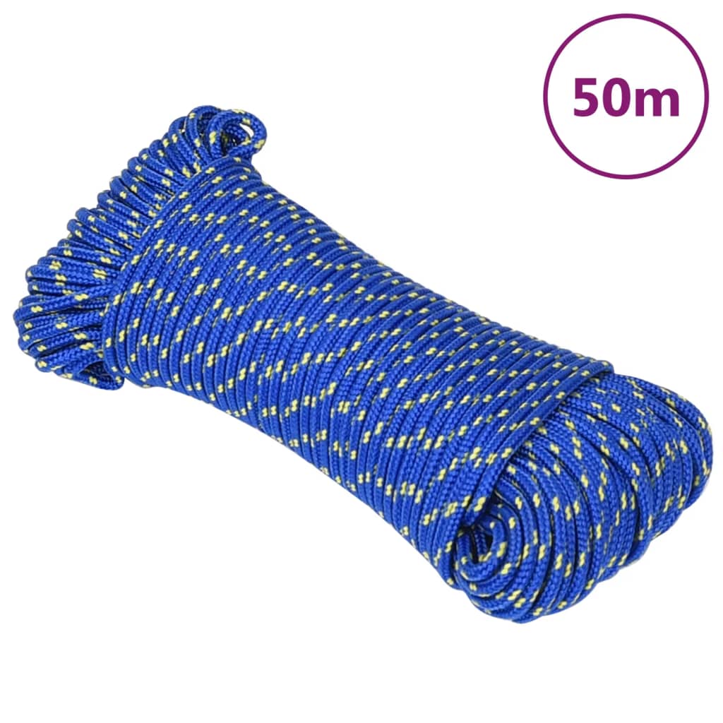 Boottouw 5 mm 50 m polypropyleen blauw is nu te koop bij PeponiXL, paradijselijk wonen!