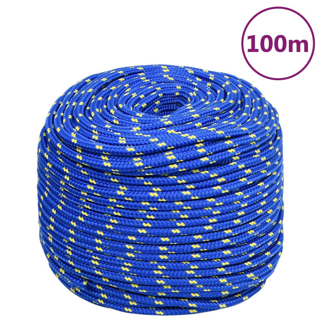 Boottouw 10 mm 100 m polypropyleen blauw is nu te koop bij PeponiXL, paradijselijk wonen!
