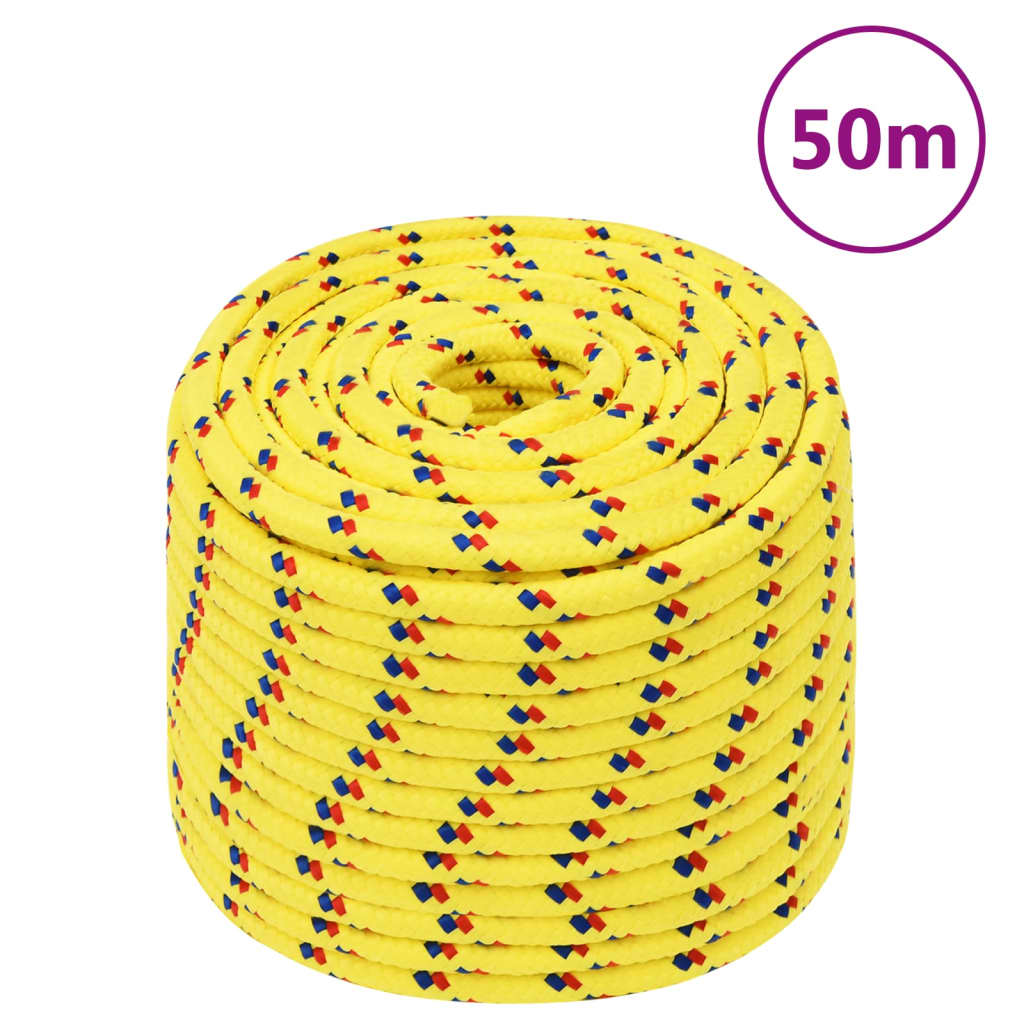 Boottouw 14 mm 50 m polypropyleen geel is nu te koop bij PeponiXL, paradijselijk wonen!