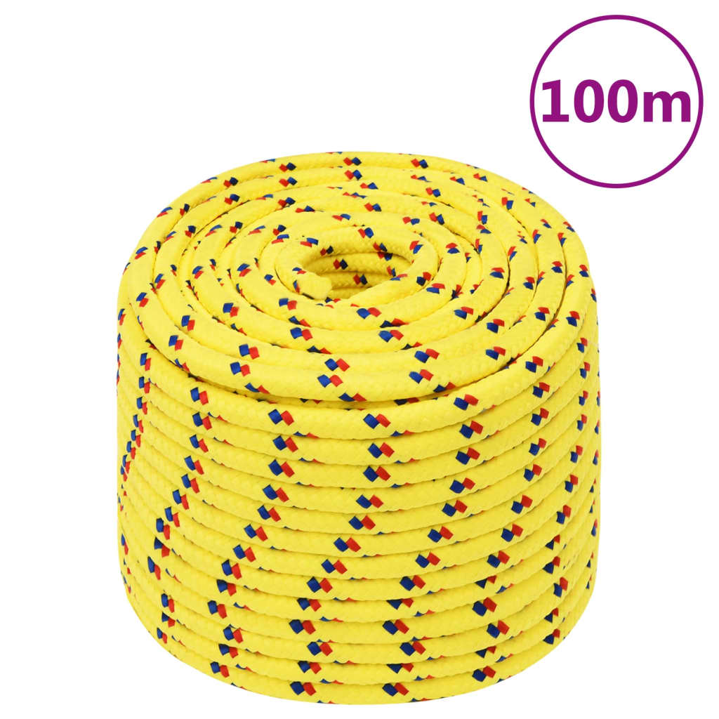 Boottouw 14 mm 100 m polypropyleen geel is nu te koop bij PeponiXL, paradijselijk wonen!