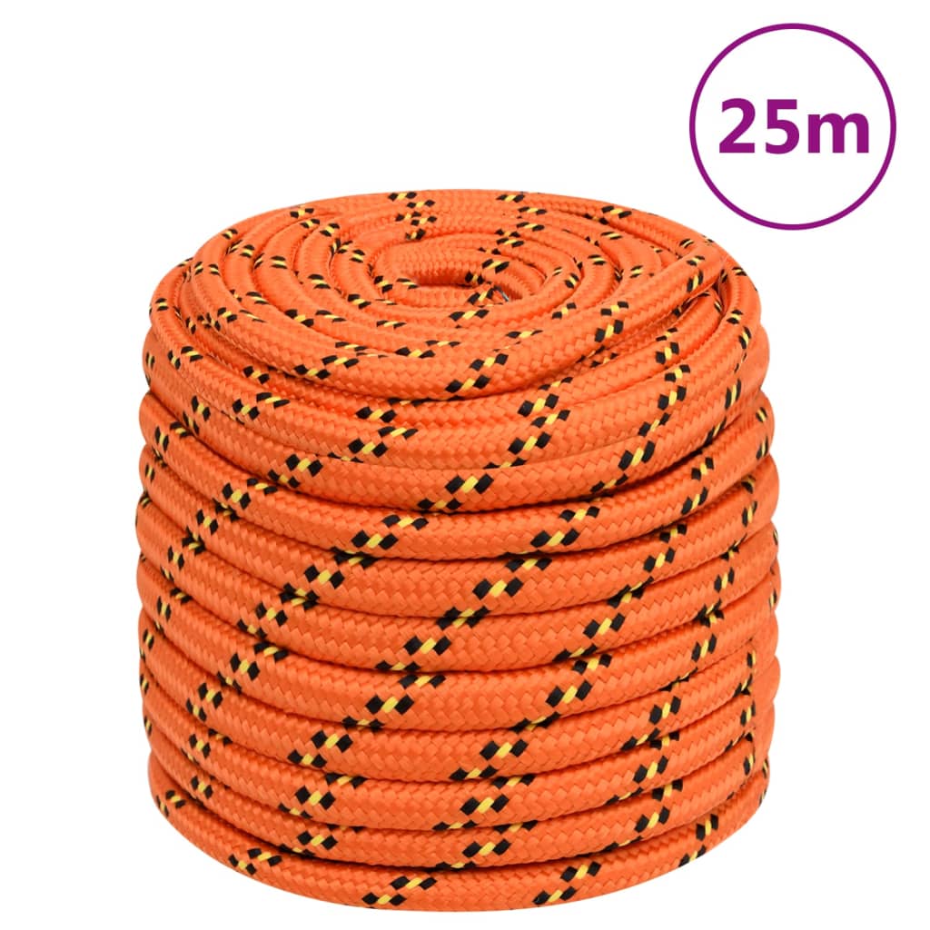 Boottouw 16 mm 25 m polypropyleen oranje is nu te koop bij PeponiXL, paradijselijk wonen!