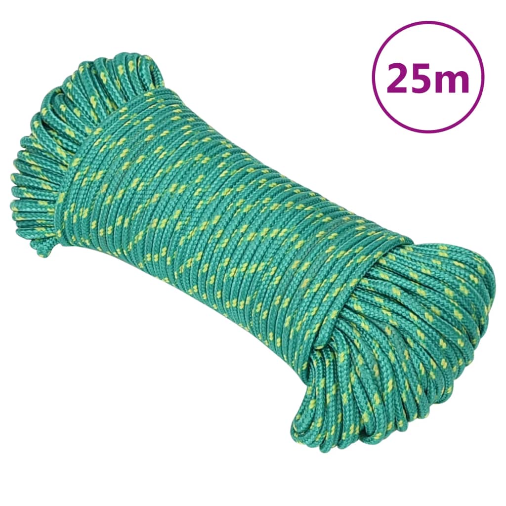 Boottouw 5 mm 25 m polypropyleen groen is nu te koop bij PeponiXL, paradijselijk wonen!