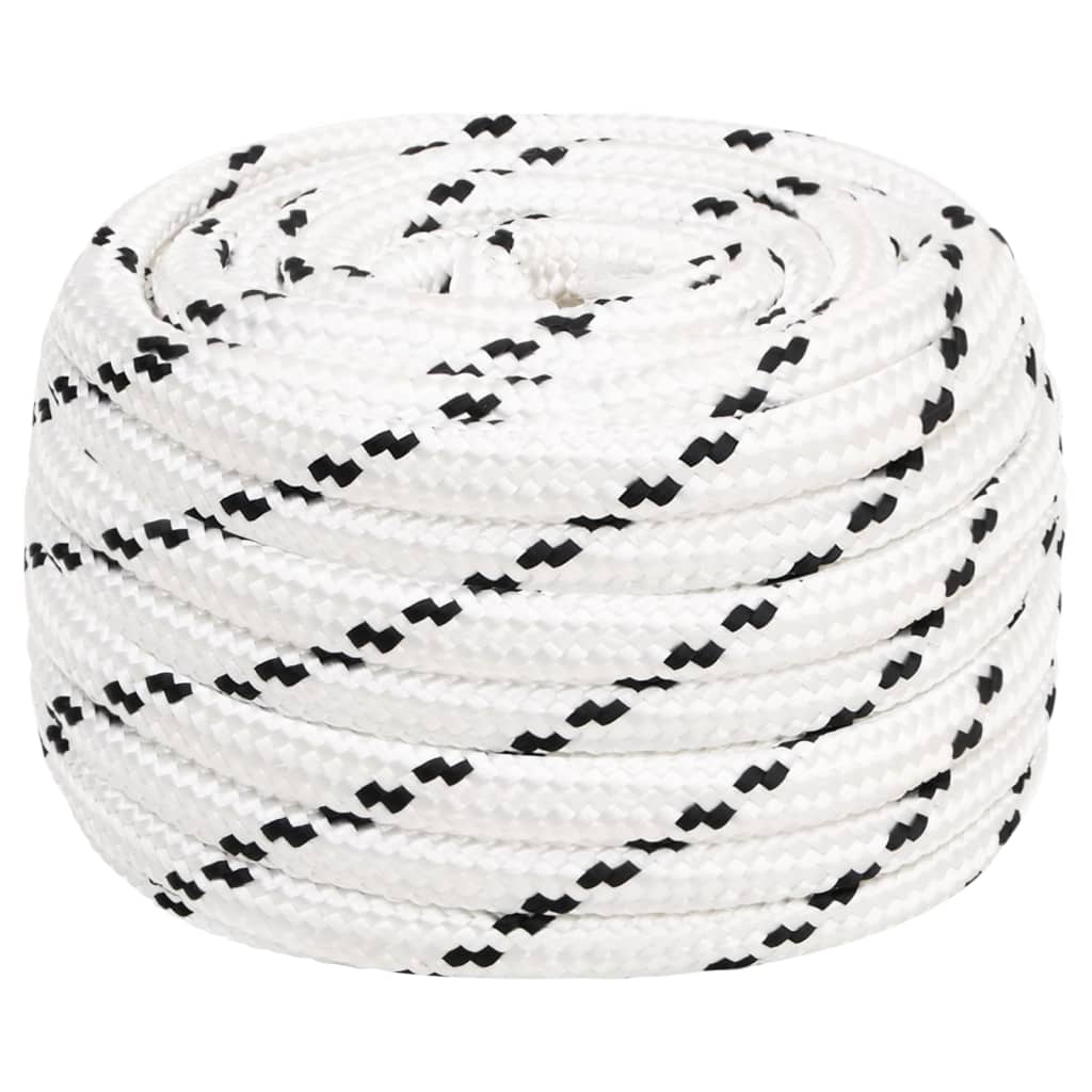 Boottouw gevlochten 20 mmx50 m polyester wit is nu te koop bij PeponiXL, paradijselijk wonen!