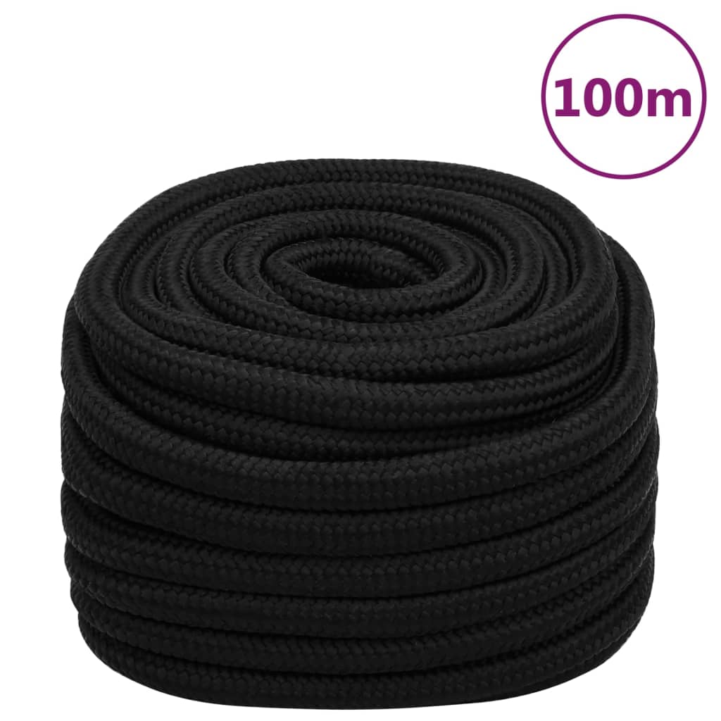 Werktouw 20 mm 100 m polyester zwart is nu te koop bij PeponiXL, paradijselijk wonen!