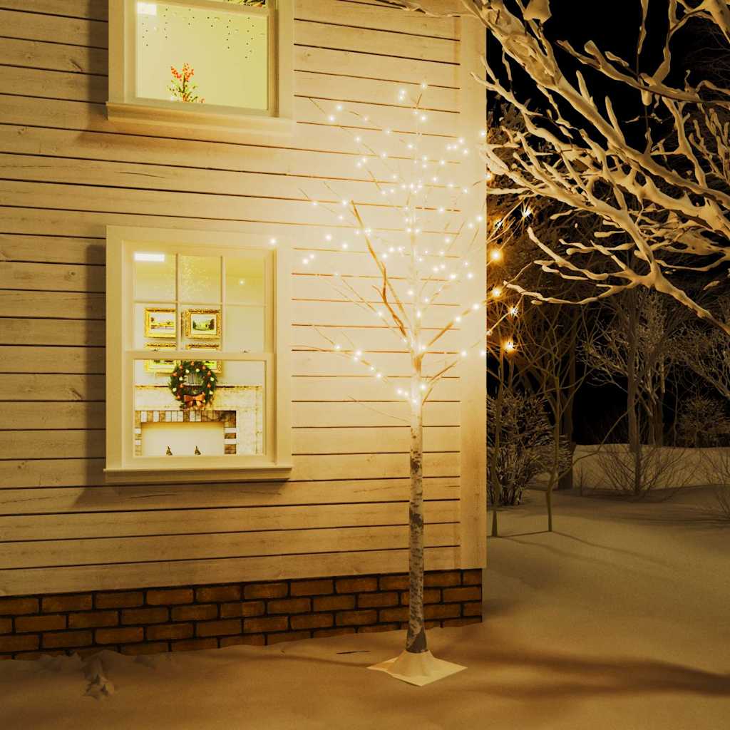 Berkenboom LED 240 LED's warmwit 300 cm wit is nu te koop bij PeponiXL, paradijselijk wonen!