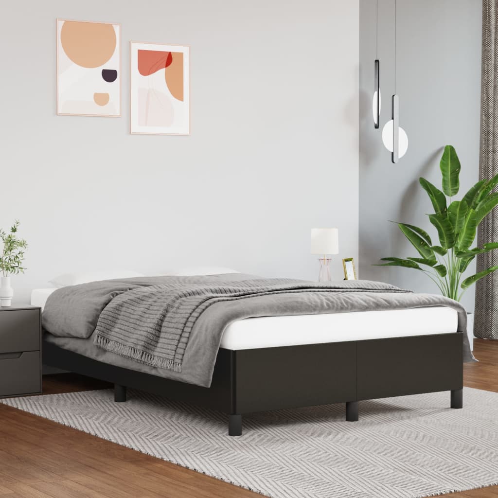 Bedframe kunstleer zwart 120x200 cm is nu te koop bij PeponiXL, paradijselijk wonen!