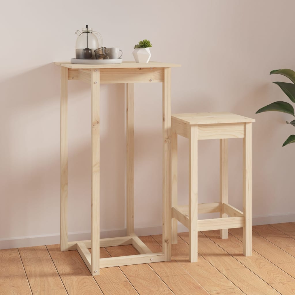 Bartafel 60x60x110 cm massief grenenhout is nu te koop bij PeponiXL, paradijselijk wonen!