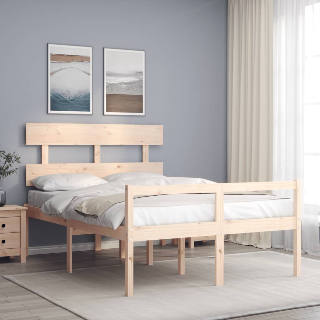 Seniorenbed met hoofdbord massief hout is nu te koop bij PeponiXL, paradijselijk wonen!