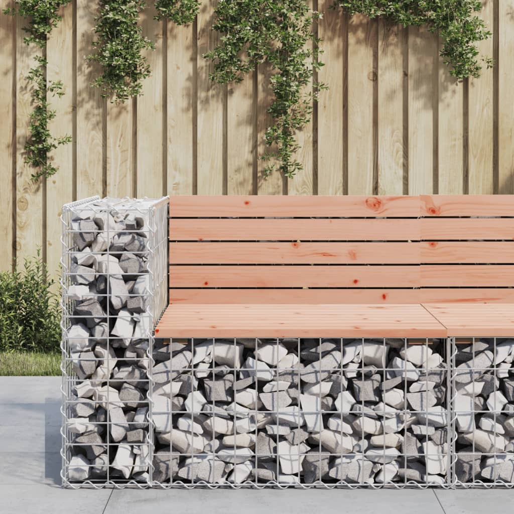 Tuinbank schanskorfontwerp 92x71x65,5 cm massief douglashout is nu te koop bij PeponiXL, paradijselijk wonen!