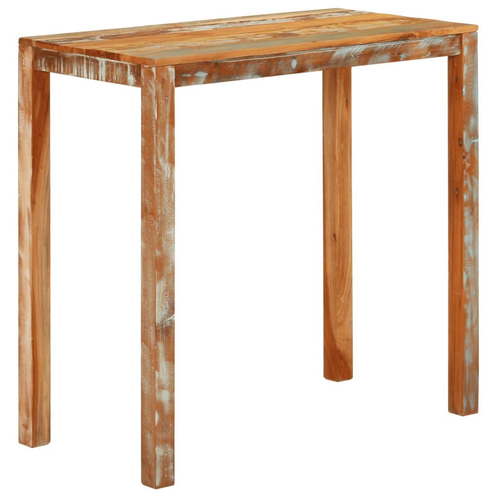 Bartafel 112x55x108 cm gerecycled massief mangohout is nu te koop bij PeponiXL, paradijselijk wonen!